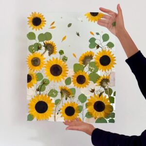 Floating Pressed Floral Frame